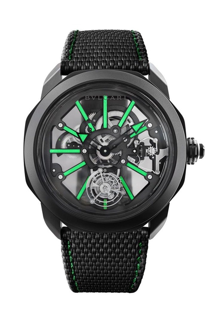 Octo Roma Striking Tourbillon Saphir水晶陀飞轮