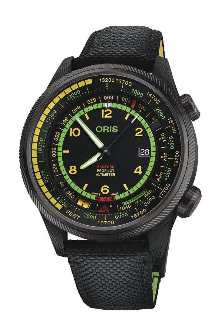 ORIS x BAMORD ProPilot Mission Control 高度测量表