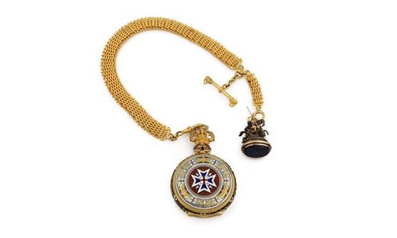 Sotheby索斯比拍卖行：King Ludwig II of Bavaria手表将于5月10号在日内瓦拍卖 