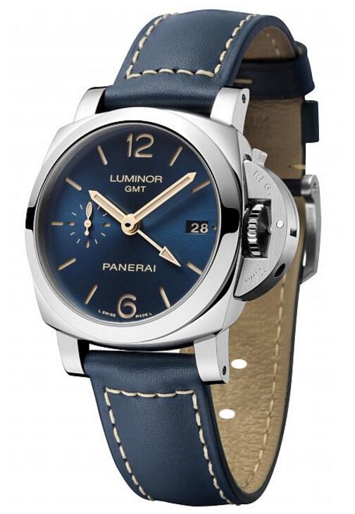 LUMINOR 1950 3 DAYS GMT AUTOMATIC ACCIAIO – 42毫米3日动力储存两地时间自动精钢腕表