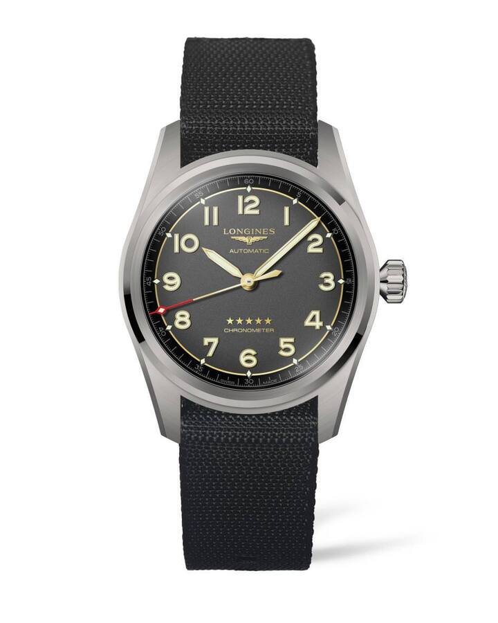 Longines 浪琴表 Spirit 先行者系列钛金属腕表Nato带款