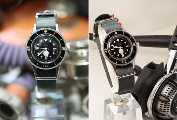 “Milspec1 ”五十噚——美国海军潜水表北京展览现场的“Milspec1 ”五十噚