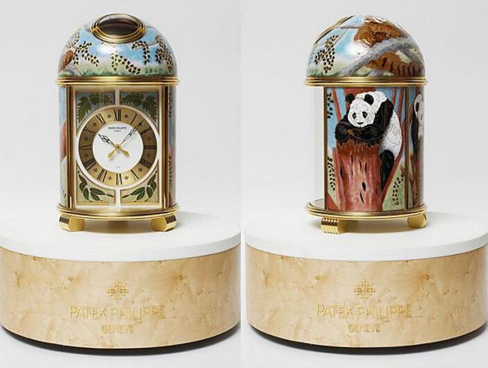 Panda Table Clock熊猫座钟