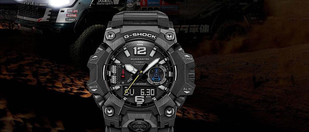 重现夜间拉力赛竞速场景：G-SHOCK GWG-B1000TLC 联名表款