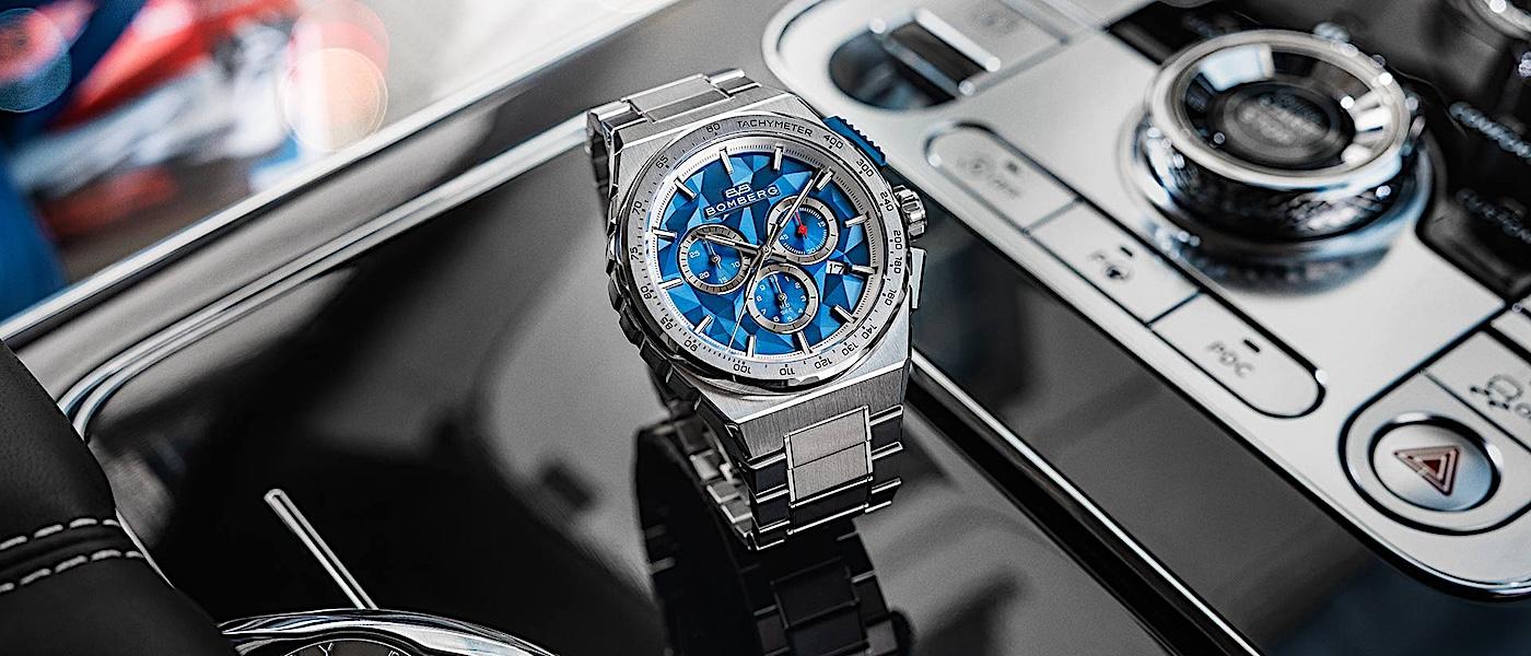 跳动节拍雕刻精准瞬间：BOMBERG Apex Pulse CB 脉冲蓝计时腕表