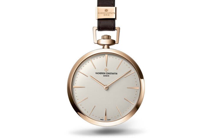 江诗丹顿Vacheron Constantin玫瑰金Patrimony Contemporaine怀表