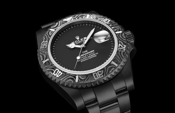 DiW以黑水鬼126610LN为基础，改造出几乎全黑风格的Submariner “Ghost”。Source：Designa Individual
