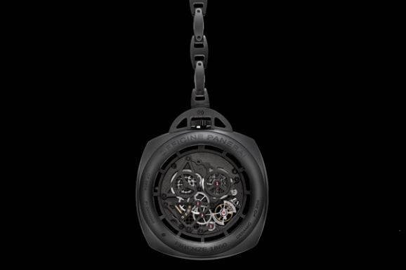 Pocket Watch Tourbillon GMT Ceramica两地时间陀飞轮陶瓷怀表