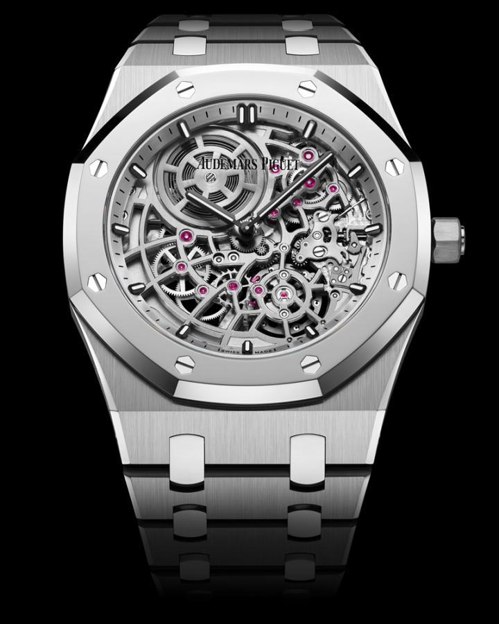 Royal Oak 皇家橡树系列 "JUMBO" 超薄镂空腕表