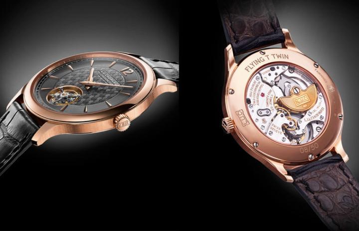 表款搭载的96.24-L机芯机芯由于陀飞轮少了上层固定桥板，加上背面又是微型自动盘设计，因此有效控制机芯厚度保持3.30mm，全表的厚度也才7.2mm，相当纤薄