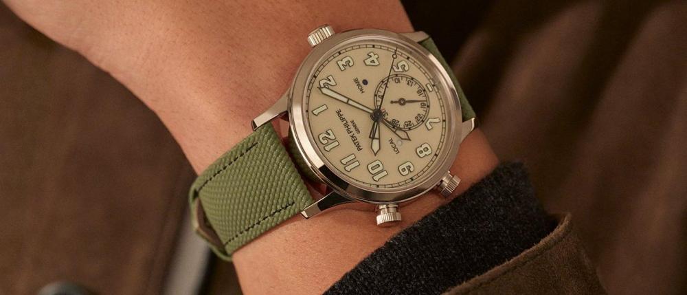 百达翡丽PATEK PHILIPPE CALATRAVA PILOT TRAVEL TIME REF.5524G-010 腕表: 优雅随行，阅遍山河