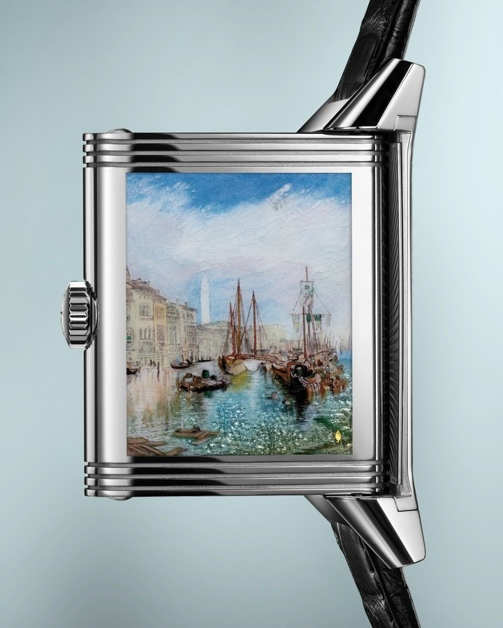 Reverso Tribute Enamel ‘Turner Series'翻转系列透纳画作珐琅腕表 "从安康圣母圣殿门廊眺望威尼斯" 款 