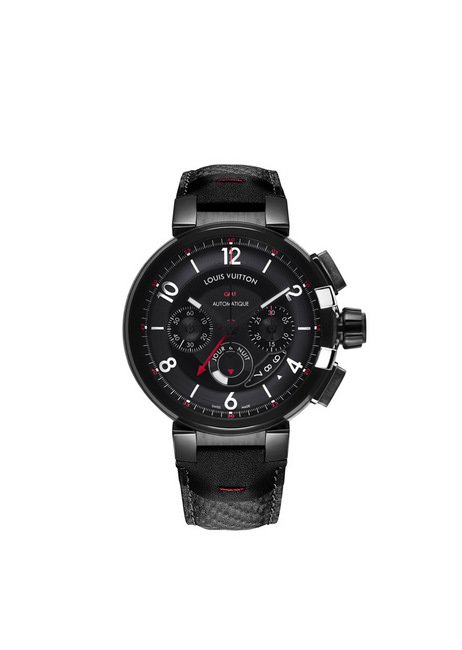 Tambour éVolution Chronographe GMT 两地时计时纯黑力量腕表，搭載- LV92 自动机芯