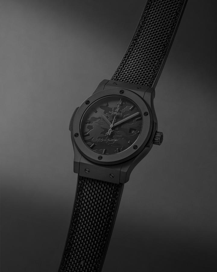 经典融合山本耀司全黑迷彩腕表