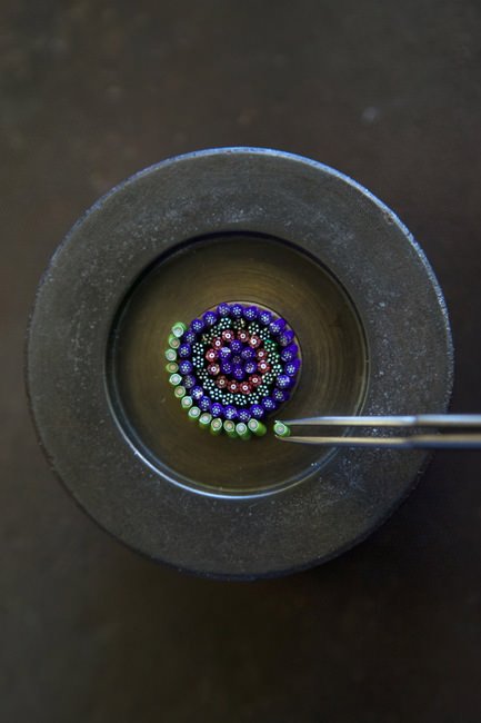 组合水晶花床