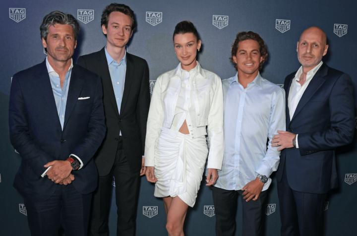 TAG HEUER泰格豪雅在风光如画的Key Largo别墅隆重发表首款限量典藏版Monaco腕表。LVMH钟表部门行政总裁兼泰格豪雅行政总裁Stéphane Bianchi、策略和数位科技总监Frédéric Arnault，以及自世界各地的等多位名人也一同共襄盛举