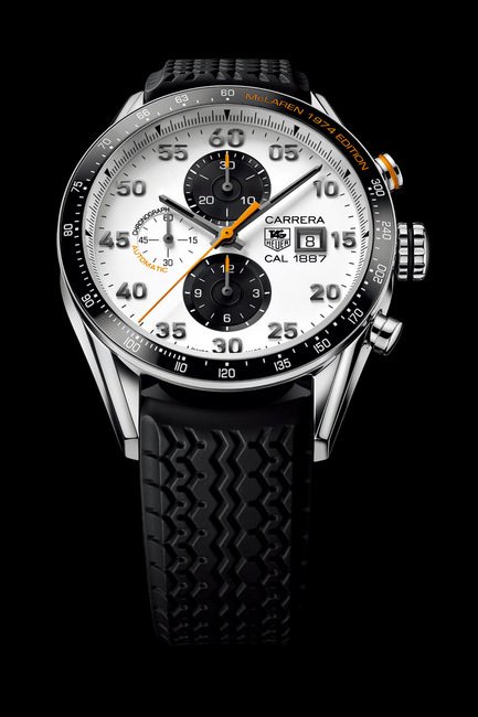  TAG HEUER泰格豪雅Carrera卡莱拉Calibre 1887 计时码表迈凯伦40周年特别定制版惊艳卓绝