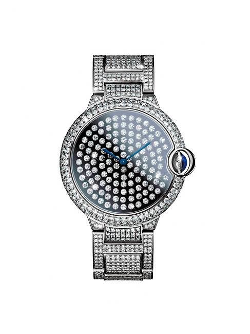 Ballon Bleu de Cartier舞动镶钻腕表