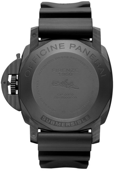Luminor Submersible 1950 Carbotech™腕表（PAM00616）搭载沛纳海P.9000自动上链机械机芯