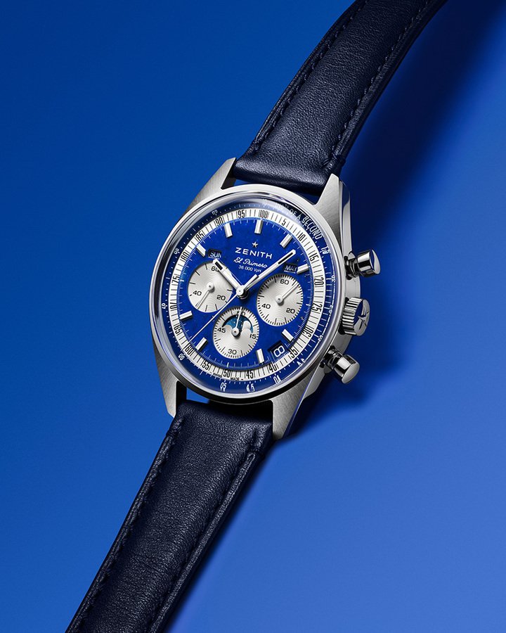 Chronomaster Original全日历月相计时腕表青金石款