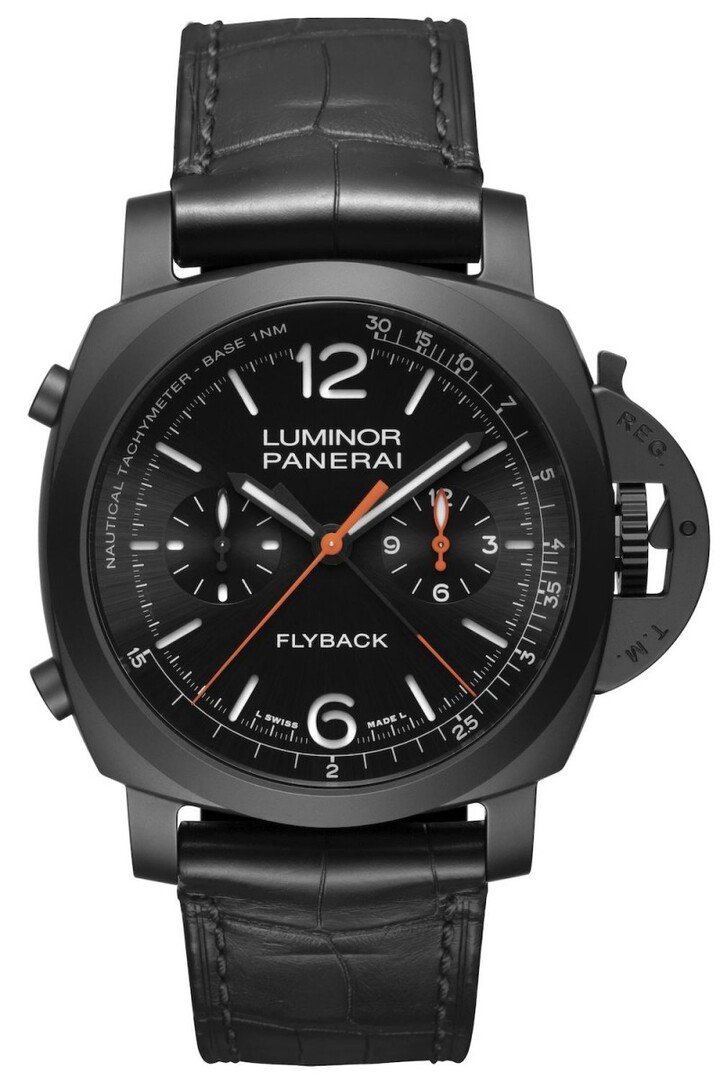 LUMINOR CHRONO FLYBACK VERDE MILITARE 飞返计时军绿色腕表 PAM01296 