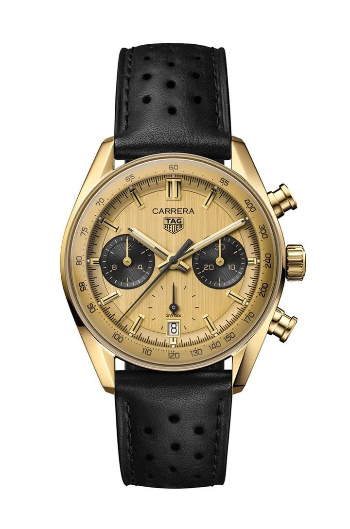 Carrera Chronograph黄金计时码表