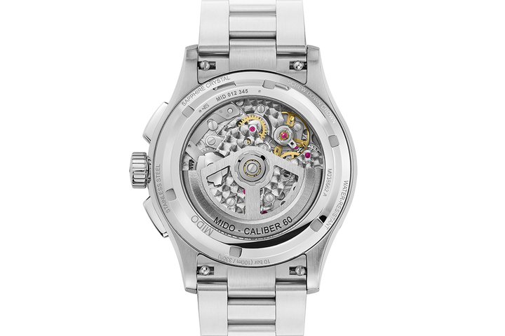 Multifort Skeleton Chronograph搭载Caliber 60机芯拥有60小时动力储存与Nivachron™钛游丝，能有效抵抗磁场干扰、温度变化与日常冲击，为腕表提供稳定精准的运作基础。