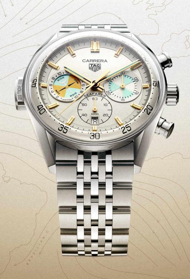 TAG Heuer Carrera Seafarer 潮汐显示计时腕表