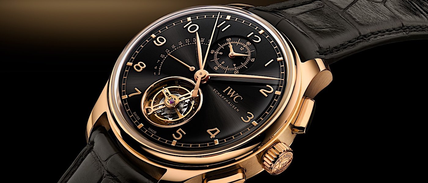 时间的逆光飞行：IWC推出配备18K Armor Gold表壳与耀石黑面盘的全新葡萄牙陀飞轮逆跳计时腕表