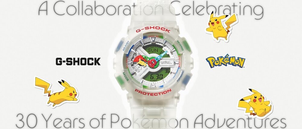 纪念 30 周年情怀之作！G-Shock 携手宝可梦打造专属梦幻联名腕表