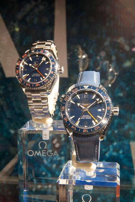 现场陈列海马系列海洋宇宙GoodPlanet GMT腕表是向美好星球基金会及其为保护地球环境和海洋生态所做出的努力的致敬之作