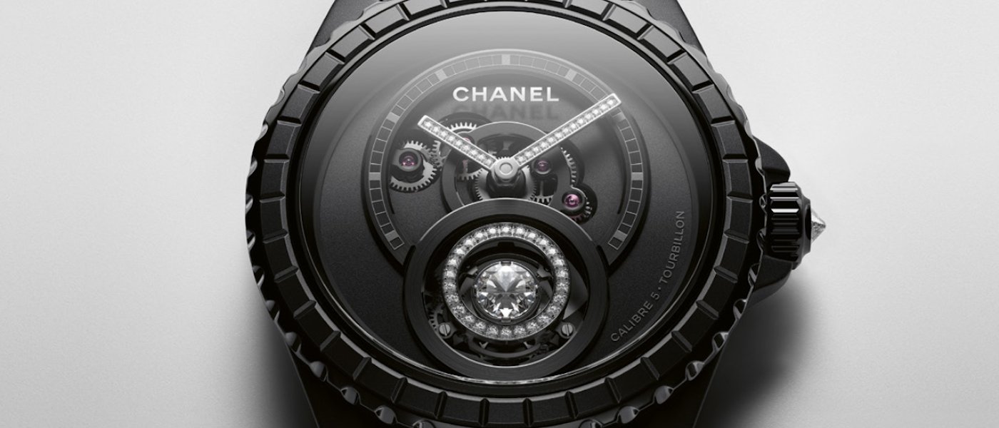 香奈儿 J12 Diamond Tourbillon: 飞旋的钻石