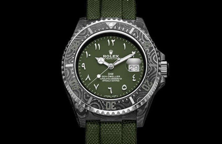 Sea-Dweller 126600 ”Hunter Arabic”限量10只，参考价为43,990欧元。Source：Designa Individual