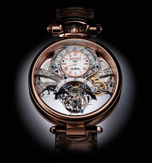 Amadeo® Fleurier Braveheart®陀飞轮18K红金款，全球限量30枚
