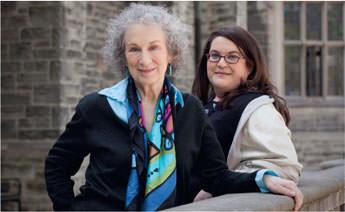 文学类门生最终获选者：Naomi Alderman （英国）， 由导师Margaret Atwood（加拿大）挑选