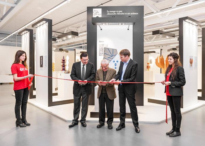 Alessandro Mendini 出席 “Arts & Crafts & Design: Time according to Alessandro Mendini and his Artisans”开幕仪式