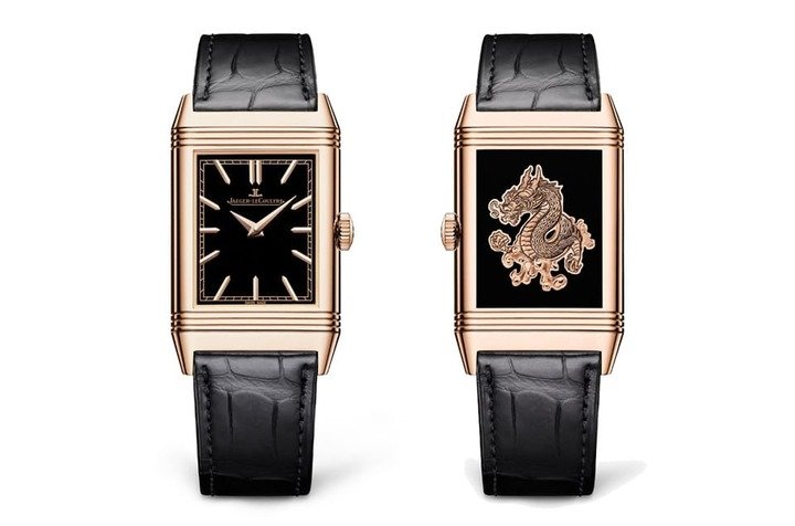 Reverso Tribute Enamel “Dragon”翻转系列珐瑯龙年纪念表