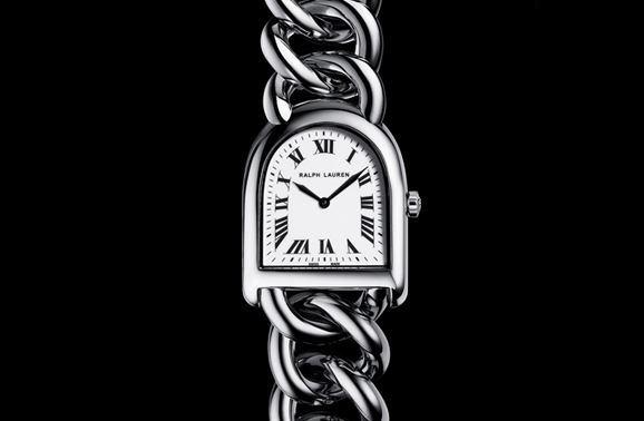 Ralph Lauren Stirrup Steel Link精钢链节小型腕表