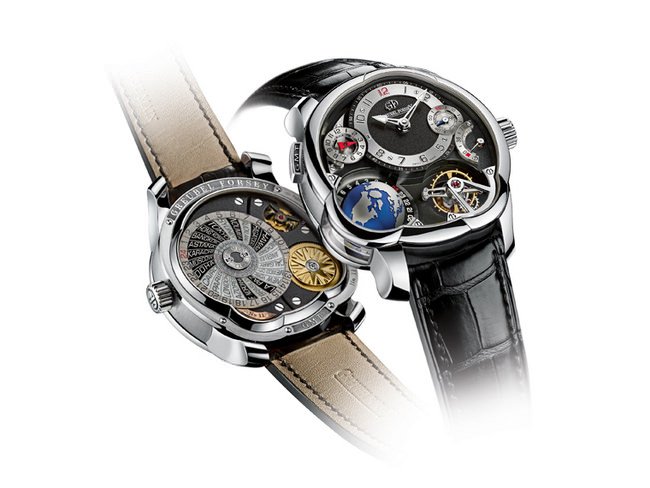 GREUBEL FORSEY铂金版GMT腕表