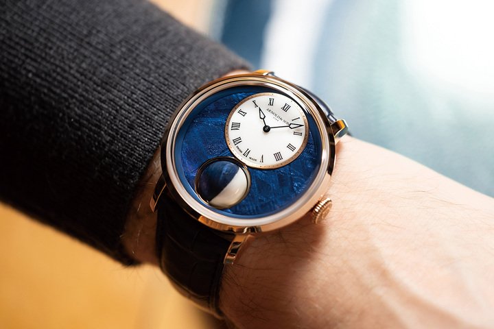 Luna Magna Red Gold Blue Meteorite红金陨石月相表
