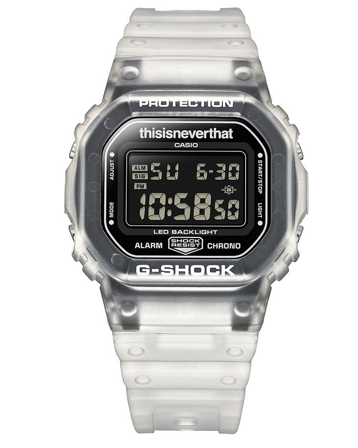 G‑SHOCK x thisisneverthat 联名腕表 DW‑5600TNT‑7