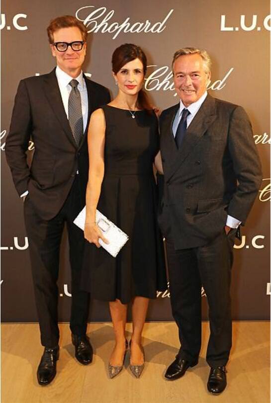 Colin & Livia Firth in Chopard and Karl-Friedrich Scheufele