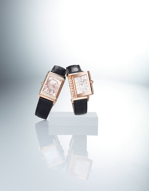 积家Grande Reverso Lady Ultra Thin Duetto Duo大型超薄女装双面双时区翻转腕表