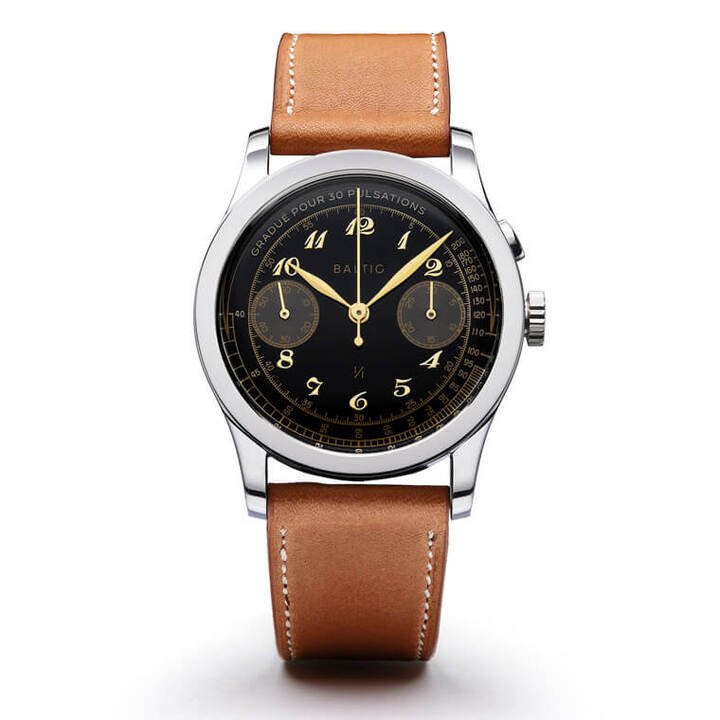 BALTIC Pulsometer Chronograph Monopusher 1/1。预估价：CHF 12,000～18,000