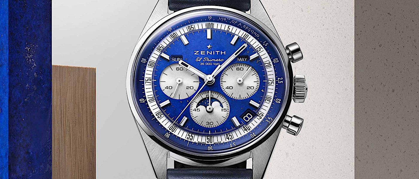 天蓝美学 灿烂夜空：ZENITH Chronomaster Original全日历月相计时腕表