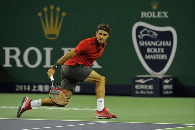 Roger Federer在上海劳力士大师赛中有完美表现