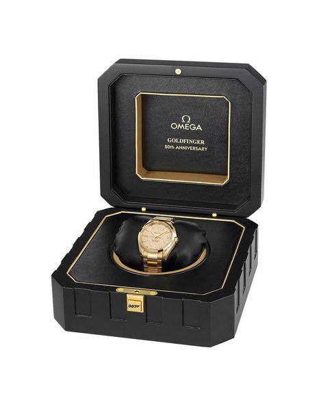 唯一无二的欧米茄Seamaster Aqua Terra，纪念007电影「金手指」50周年纪念