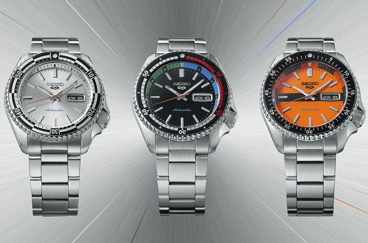 SEIKO以1969年的古董5 Sports热门配色为灵感，创作出三款5 Sports SKX Sports Style。