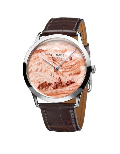 Slim d'Hermè s La femme aux semelles de vent腕表，限量12只