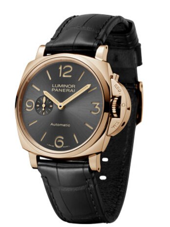 LUMINOR DUE 3 DAYS AUTOMATIC ORO ROSSO – 45毫米3日动力储存自动红金腕表